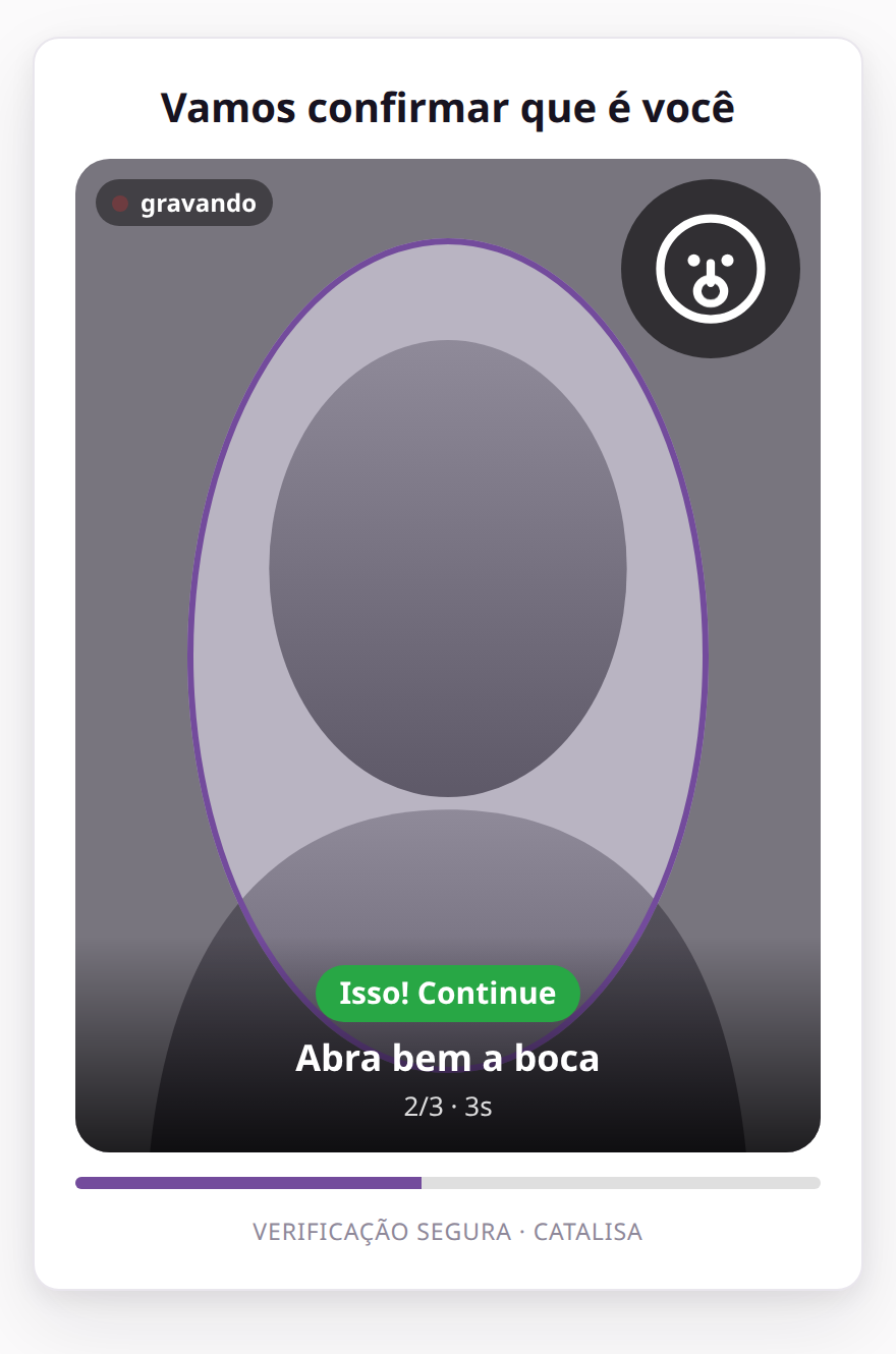 Tela da captura